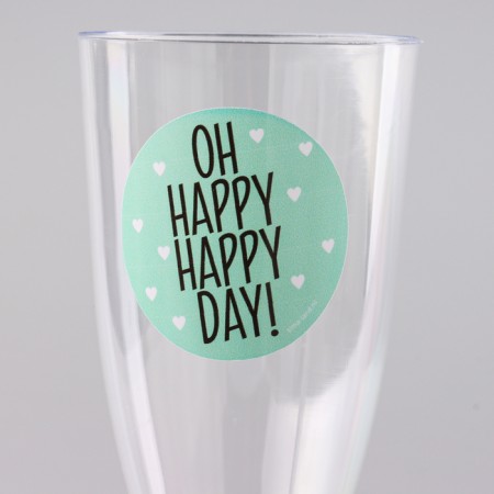 Set of dishes "Happy Day", glasses 6 pcs., Plates 6 pcs.-6