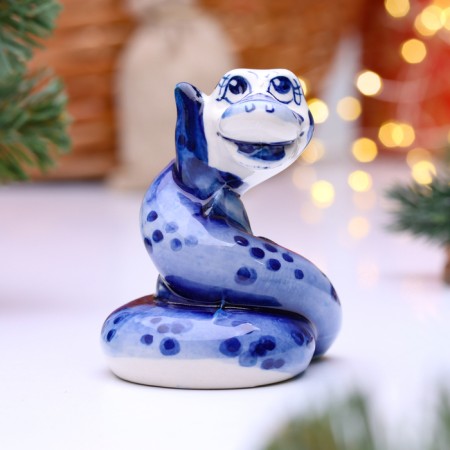 Souvenir "Snake of KAA", Gzhel-1