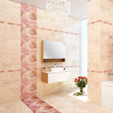 Panel WAVE WA2F452DT roses (set 2 pcs.), Multi -color, 400x440 mm-1