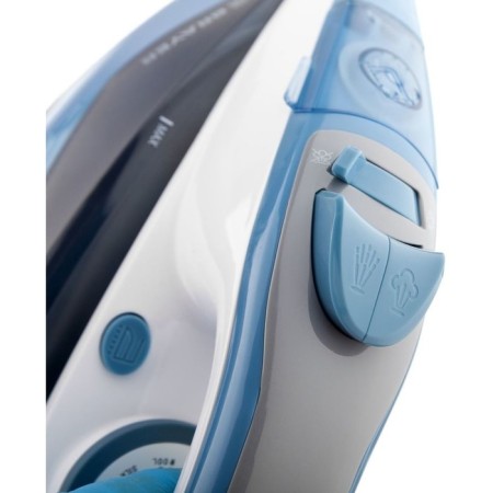 Iron Brayer BR4002, 2400 W, ceramic sole, 25 g/min, 360 ml, blue-7