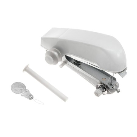 The sewing machine Luazon LSH-08, mechanical, portable, white-4