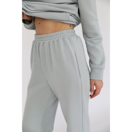 Knitwear trousers with an elastic band on the bottom, size 48-2