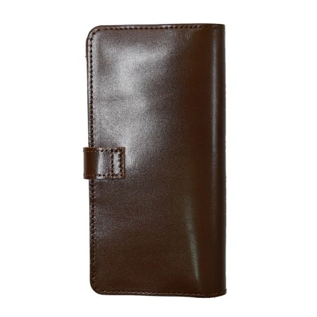Wallet on the button, brown color-1