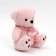 Soft toy "Bear in a scarf", color mix