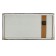 Carty clock is wall-mounted, on canvas, interior, silent "Libra", 40 x 76 cm