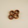 (SL Home) Ring for napkins, 4 pcs, oak, d = 4.8 cm