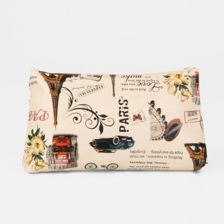 Lightning cosmetic bag, beige color-1
