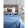 Blue bedspread, size 210x240 cm, blue color