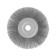 Metal brush for ushm tundra, flat, landing 22 mm, 175 mm