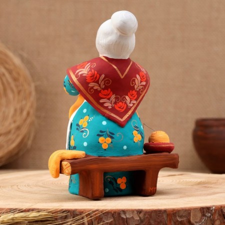 Kovrovsky toy "Bench Blok knits", ceramics-2