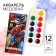 The honey watercolor "Spider-Man", 12 colors, in a cardboard box, without a brush