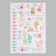 Stick Interior Color Rostomer "flowers in pots" 50x70 cm