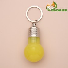 Light beacon on a collar for large and medium dogs, packing 12 pcs, yellow