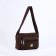 Cross-Bodi Bag on a zipper, brown color