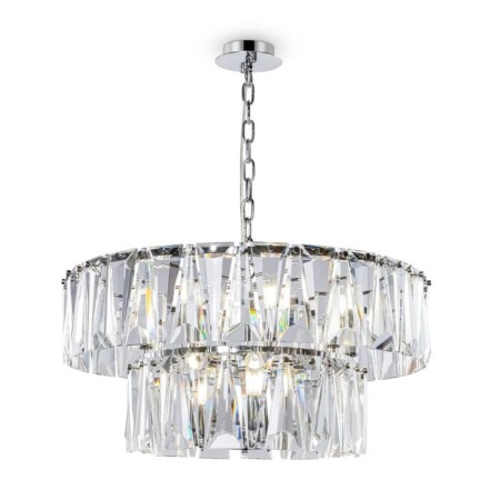 Suspension lamp Maytoni Mod043PL-12CH, 12HE14, 40W, 68x68x80 cm, color chromium