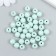 Plastic beads "gray-blue" glossy set 25 grams d = 1 cm