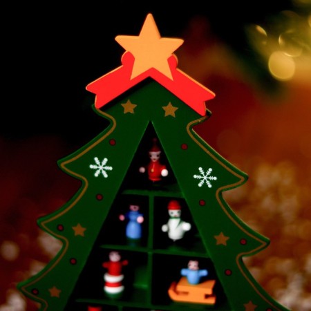 New Year. Souvenir "Christmas tree with cells for gifts", 26 × 30 cm-2