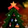 New Year. Souvenir "Christmas tree with cells for gifts", 26 × 30 cm