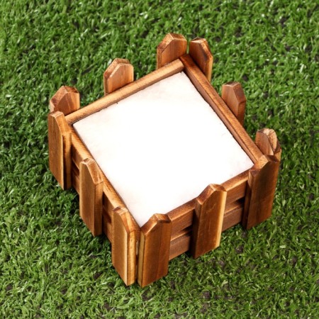 Floristic pot "Edwin" natural, 10x10x6cm-2