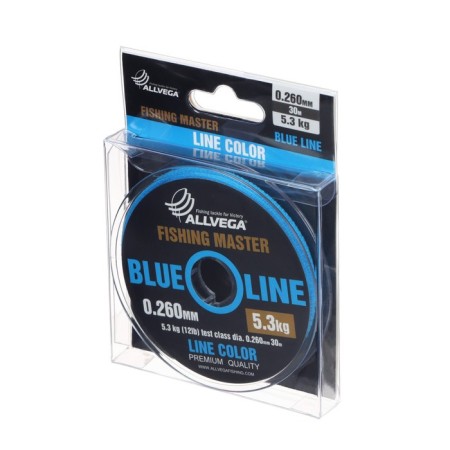 Monophile Fine Allvega Fishing Master, diameter 0.260 mm, test 5.3 kg, 30 m, blue-1