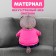 Soft toy "Basik in jeans and raspberry t -shirt", 30 cm