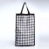 Folding bag on Velcro, 2 wheels, black/white color
