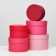 Set of round boxes 5 in 1 "Panton 200", 23 x 23 x 14 - 15 x 15 x 10 cm