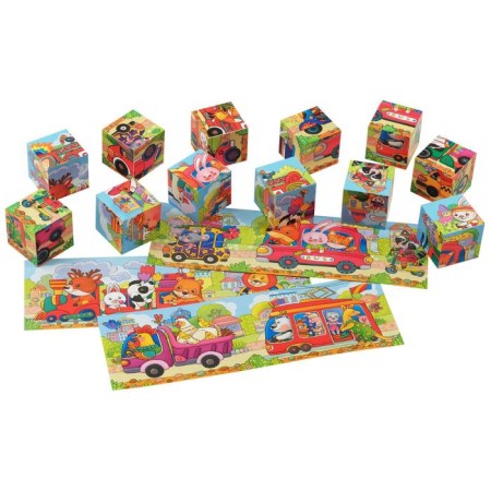 Set. The package is large with IQ games for the development of creative thinking (2-5 years). With a pyramid-14