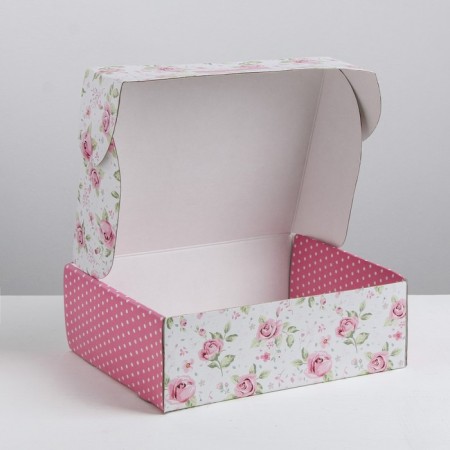 Gift folding box, packaging, “shine with happiness”, 27 x 9 x 21 cm-5