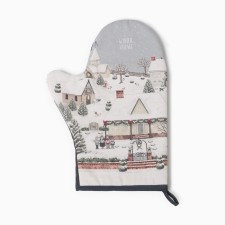 New Year. Varazhka-Open Etel Winter Village 20x28cm, Sarzha, 100% HL, Vatin 250g/M2