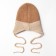 Children's hat minku rr 44-46, brown color/beige
