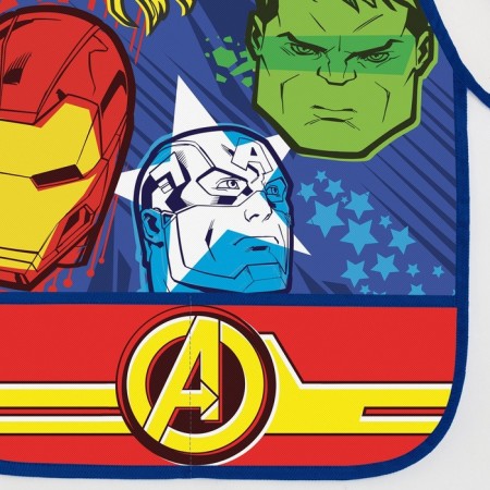 Apron with sleevens children's “Avengers team”, 49x39 cm-10