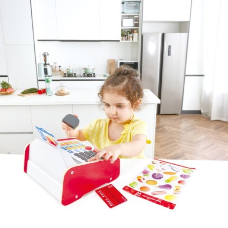 Set of game "Wooden Cashier", with light and sound-13