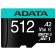 Карта памяти microSDXC 512GB A-Data AUSDX512GUI3V30SA2-RA1 Premier Pro + adapter