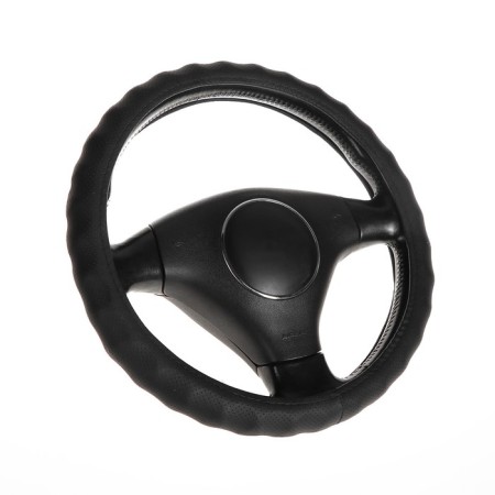 Torso steering, pu, perforation, relief, size 38 cm, black