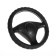 Torso steering, pu, perforation, relief, size 38 cm, black