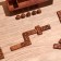 Game desktop 2v1 (domino + cubes) 19x6x5 cm, tree shisham