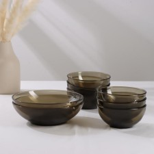 Set of Basilico salad bowls, 8 items: 6 pcs d = 13 cm, 270 ml, 2 salad bowl d = 20 cm, 1.6 liters