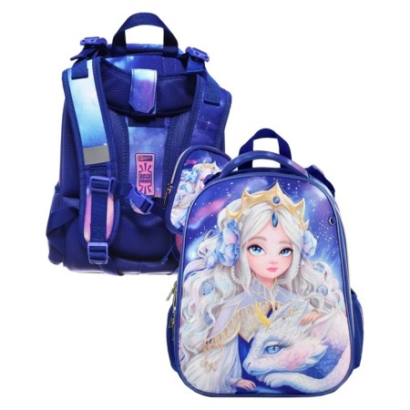 Backpack frame Phoenix 37*27*13 Growth system "Princess with the Dragon" girl Violet 64830
