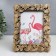Photo frame plastic 13x18 cm "Leaves-faith" dark gold 22.5x17 cm