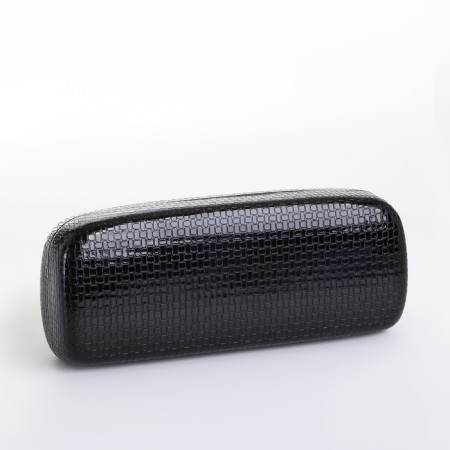 Case for glasses on the cracker, length 15 cm, black color-1