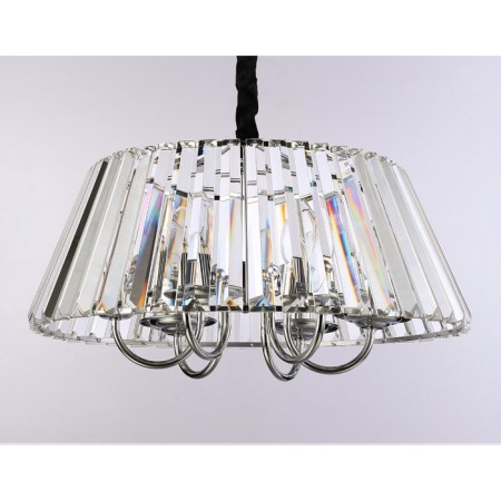 Crystal chandelier with Ambrella Light, Traditional, TR5038, E14, Color Chrome-4