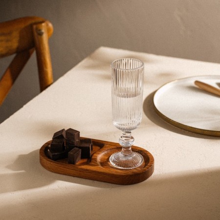 Oak tray with two Sima-Land Home compartments, 21 × 11 × 2 cm-5