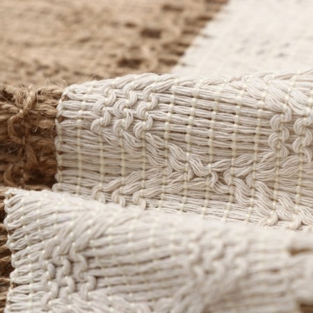 The Ethel Skandi track ts. brown 32*150 cm, 50% cotton 50% linen-4