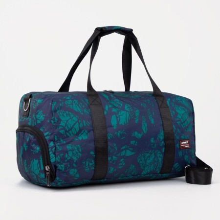 Sports bag with lightning, external pocket, turquoise color