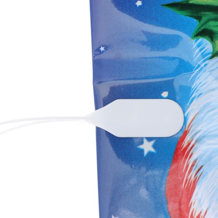 New Year package, plastic with a plastic pen, 40 x 44 cm, 100 μm-1