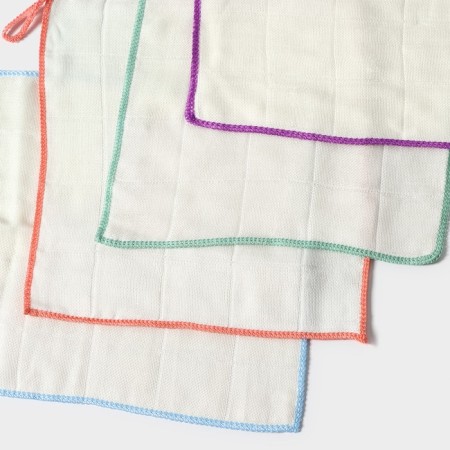 Microfiber napkin made of bamboo Dolyan "Lux", color mix-7