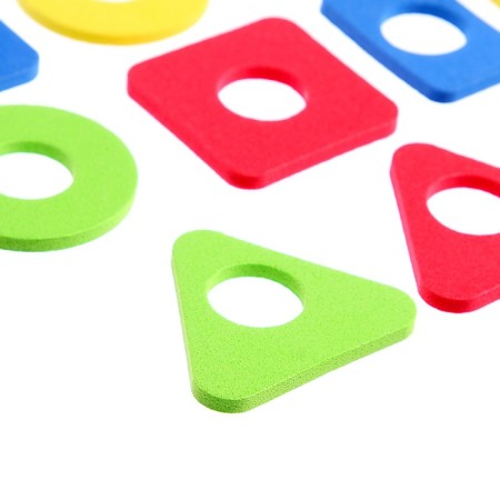 Logical pyramid "Colors and forms", EVA material, according to the Montessori Methodology-4