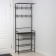 The rack in the hallway "Constant", 69 × 26 × 183 cm, black color