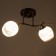 Milava chandelier 2he27 40W black-chromium 54x22x27 cm Bayerlux